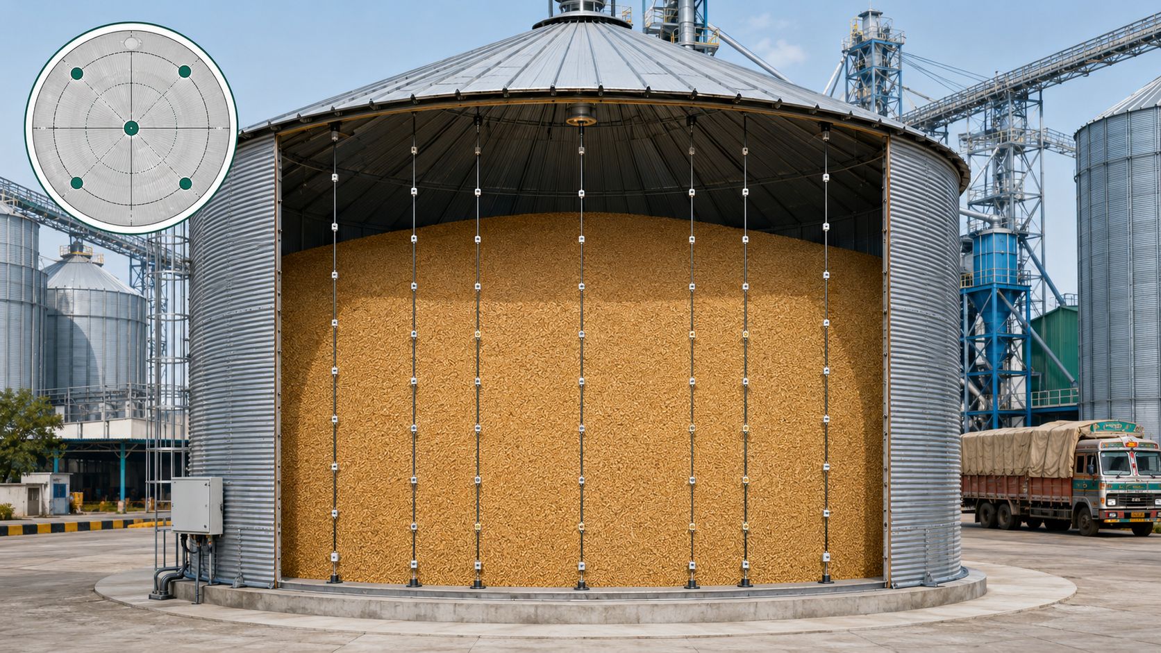 Ground level grain checks